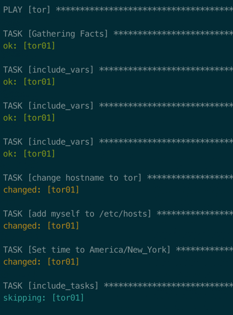 Tor exit node настройка